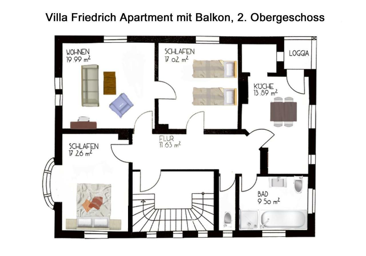 Villa Friedrich Bayreuth Kültér fotó